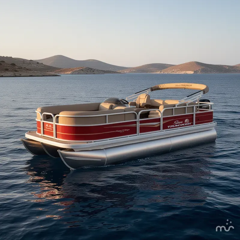 The Image of Sun Tracker Party Barge 18 DLX 2025 - 0