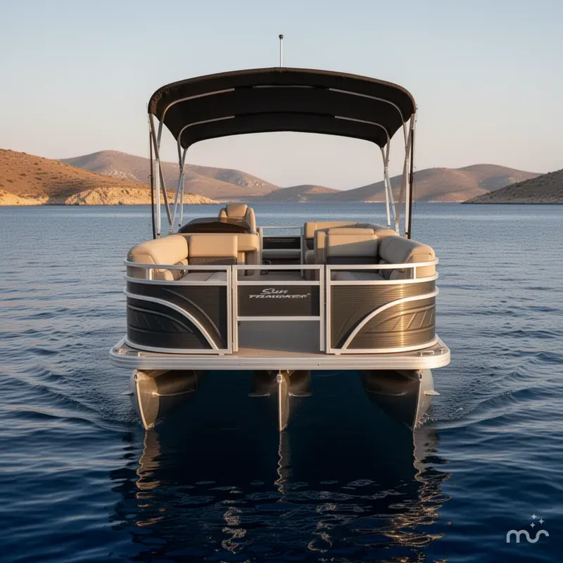 Slide: The Image of Sun Tracker Fishin' Barge 22 DLX 2025 - 1