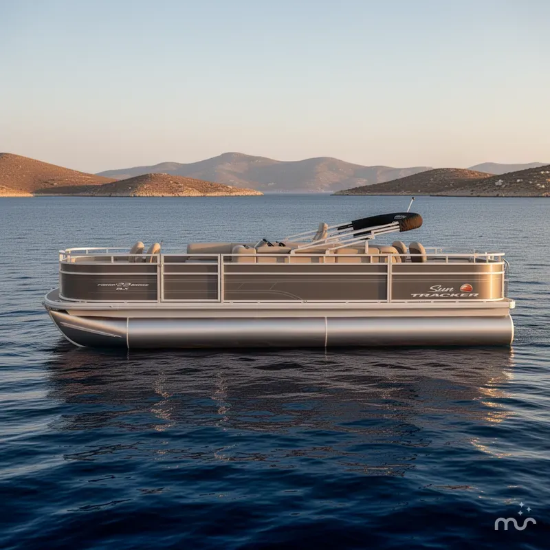 Slide: The Image of Sun Tracker Fishin' Barge 22 DLX 2025 - 2