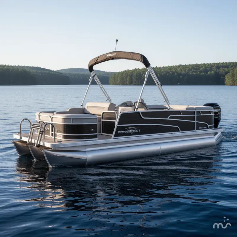Slide: The Image of Princecraft Vectra 23 RL SS Swingback Pontoon & Mercury 4-Stro 2025 - 0