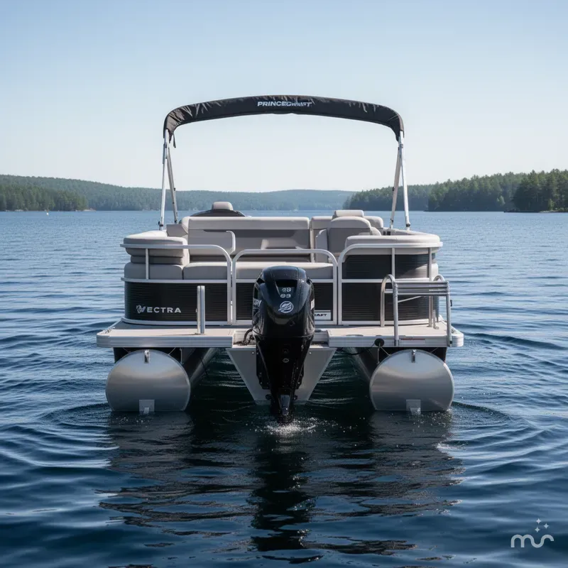 Slide: The Image of Princecraft Vectra 23 RL SS Swingback Pontoon & Mercury 4-Stro 2025 - 1