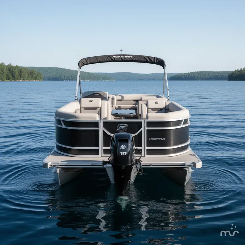 Slide: The Image of Princecraft Vectra 21 Cruise Lounge Pontoon & Mercury 4-Stroke 2025 - 1