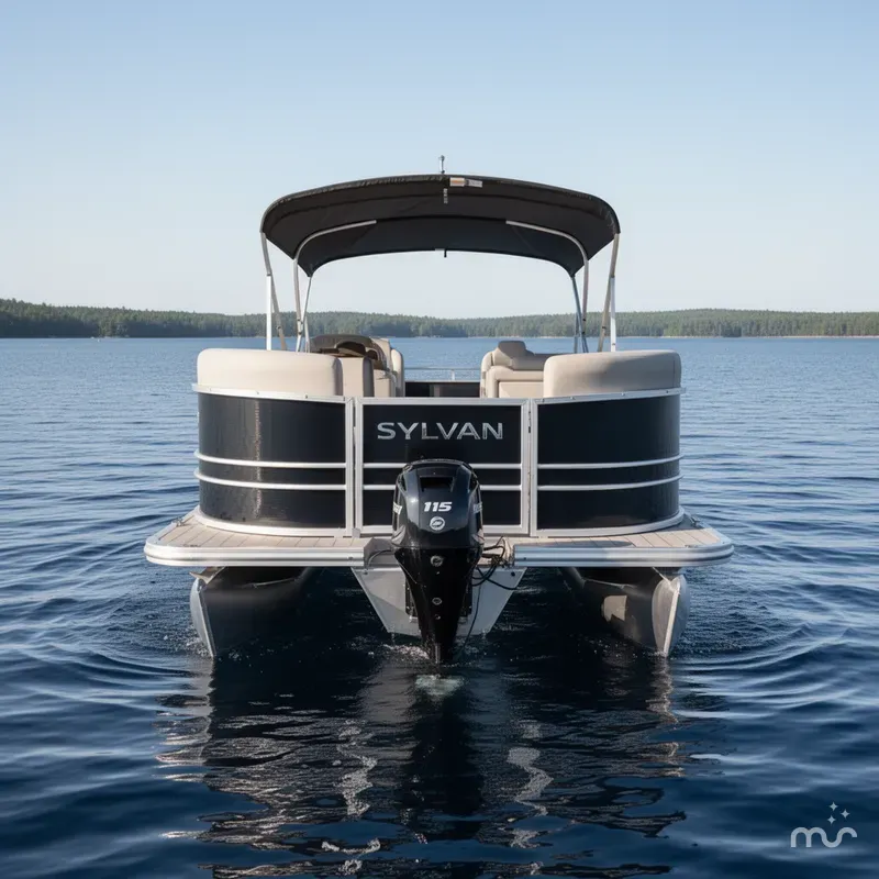 Slide: The Image of Sylvan Mirage 8522 Party Fish - Mercury 115HP 2025 - 1