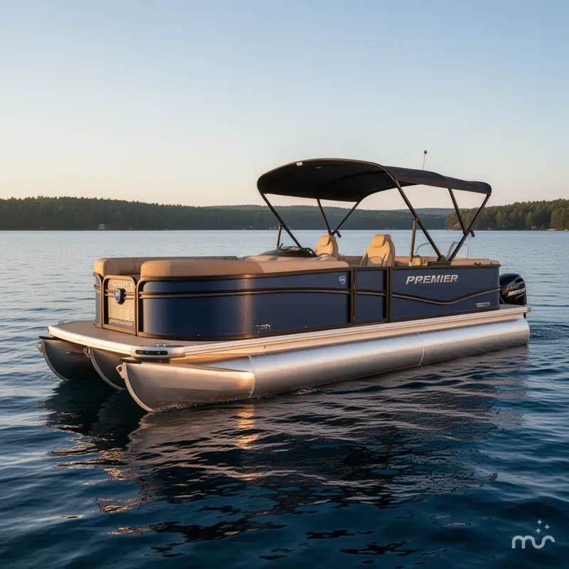 Slide: The Image of Premier 220 Sunscape RF Tritoon - Mercury 150HP 2025 - 3
