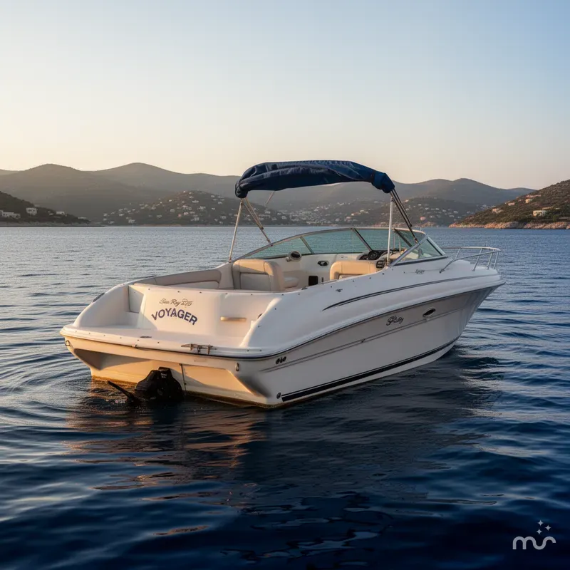 Slide: The Image of Sea Ray 215 Express Cruiser 1996 - 3