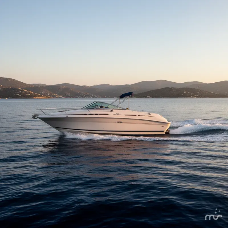 Slide: The Image of Sea Ray 215 Express Cruiser 1996 - 4