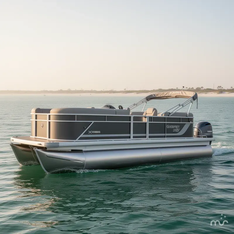 Slide: The Image of Godfrey Sweetwater 2286 SBX with 150 HP Yamaha 2026 - 0
