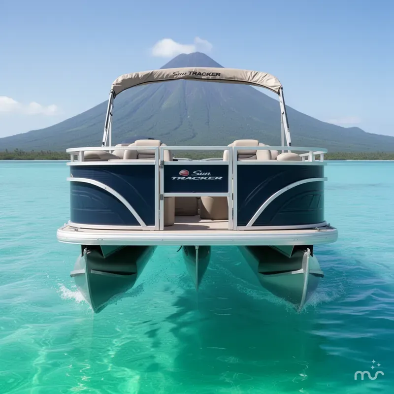 Slide: The Image of Sun Tracker Fishin' Barge 20 DLX 2023 - 1