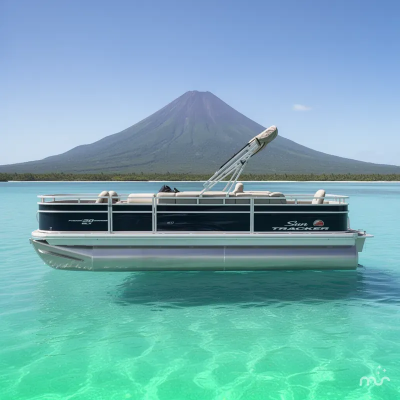 Slide: The Image of Sun Tracker Fishin' Barge 20 DLX 2023 - 2