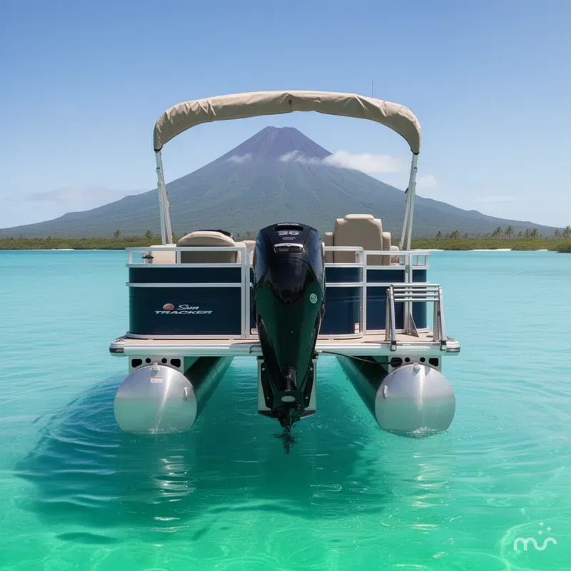 Slide: The Image of Sun Tracker Fishin' Barge 20 DLX 2023 - 3