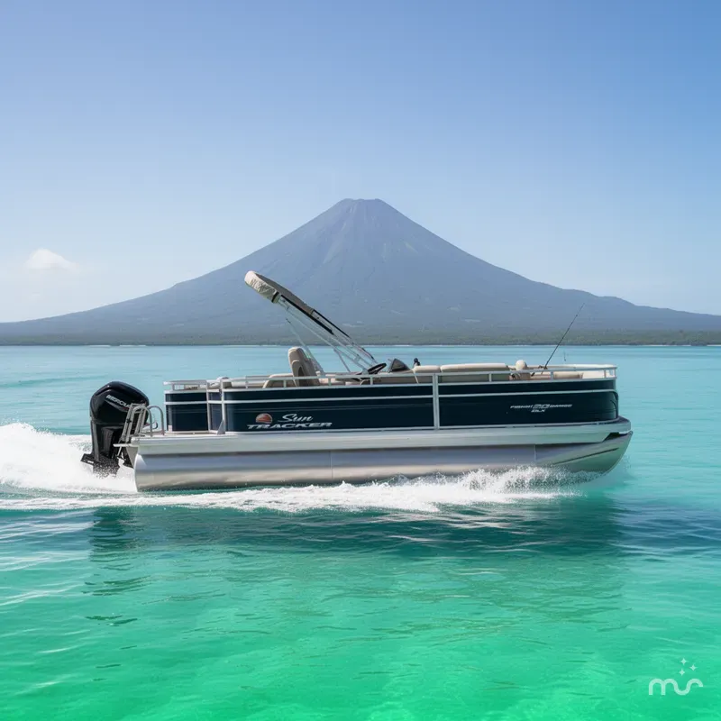 Slide: The Image of Sun Tracker Fishin' Barge 20 DLX 2023 - 4