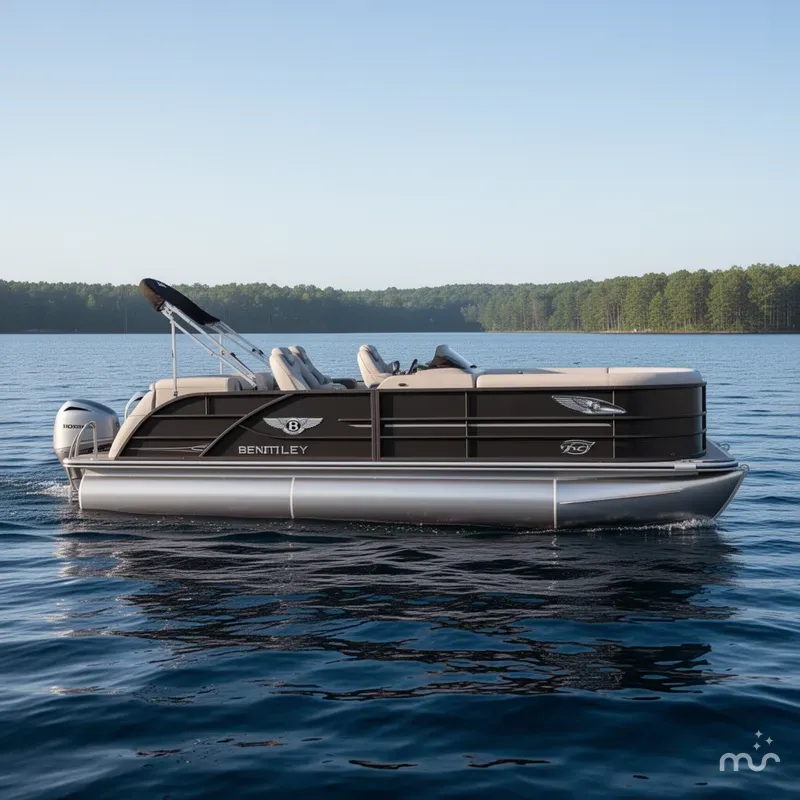 Slide: The Image of Bentley Pontoons Legacy 220 Swingback & Honda 4-Stroke EFI 2025 - 0