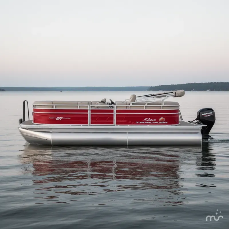 Slide: The Image of Sun Tracker Party Barge 20 DLX 2025 - 1