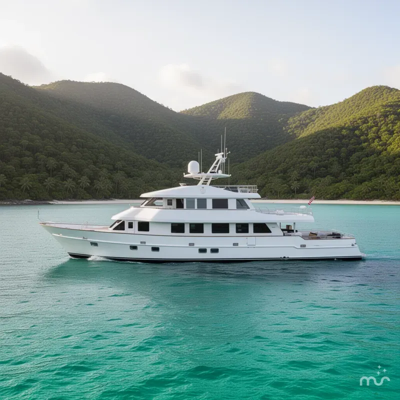 Slide: The Image of Custom Crystal Motoryacht 2009 - 2