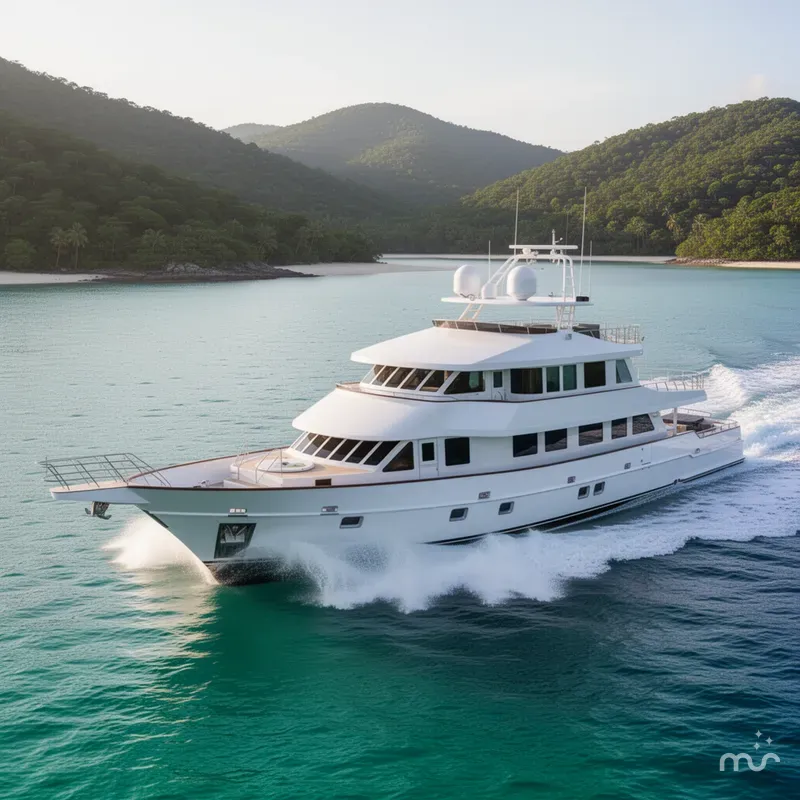 Slide: The Image of Custom Crystal Motoryacht 2009 - 4
