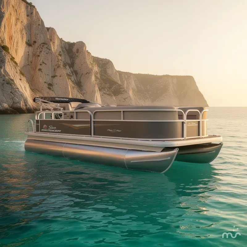 The Image of Sun Tracker Party Barge 18 DLX 2025 - 0
