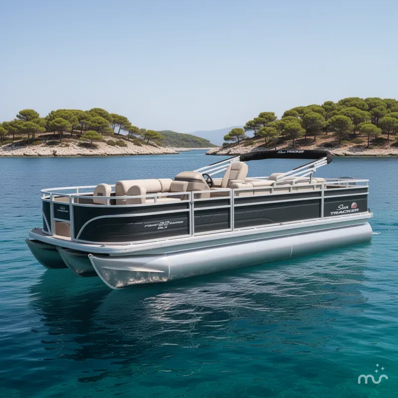 The Image of Sun Tracker Fishin' Barge 22 DLX 2025 - 0