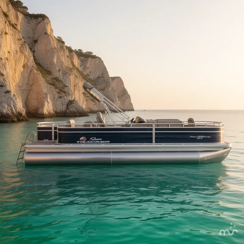 Slide: The Image of Sun Tracker Fishin' Barge 22 DLX 2025 - 2