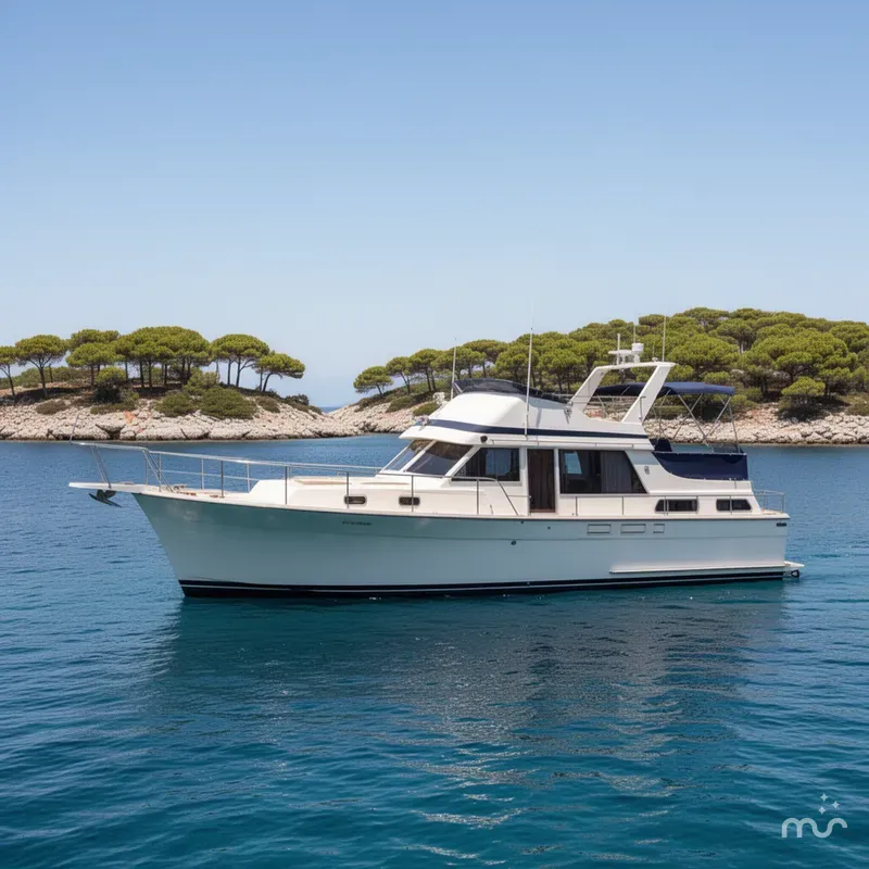 Slide: The Image of Tollycraft 48 Cockpit Motor Yacht 1984 - 2