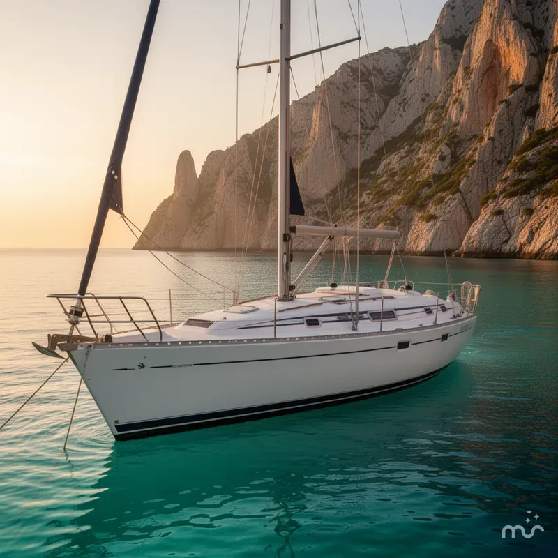 Slide: The Image of Beneteau 381 1999 - 2