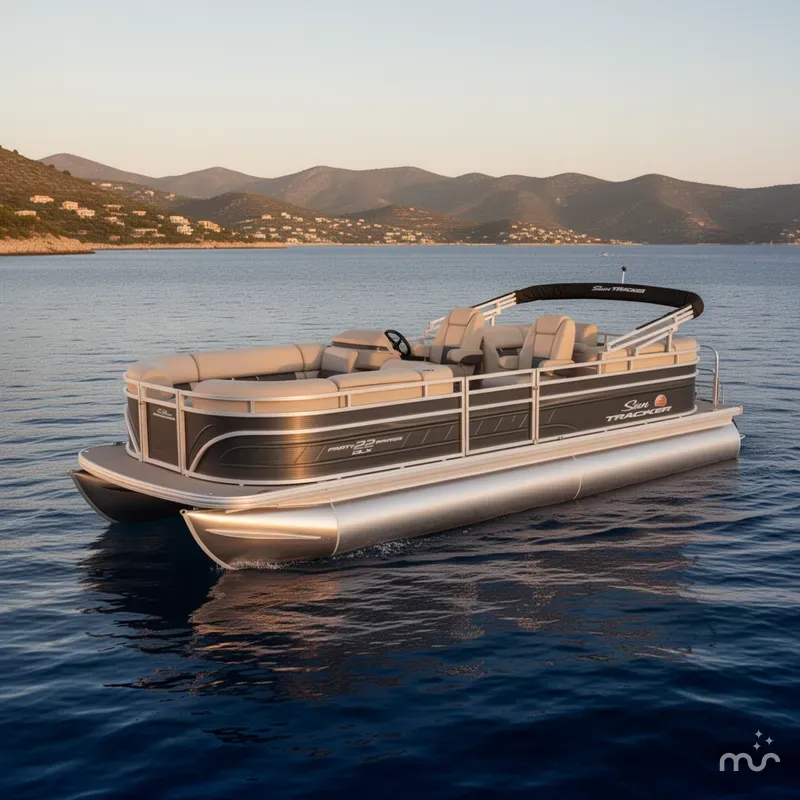 The Image of Sun Tracker Party Barge 22 DLX 2025 - 0