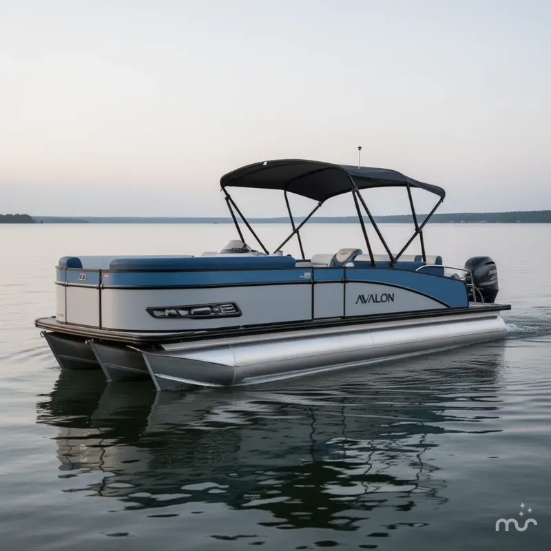 Slide: The Image of Avalon 2385 Catalina Cruise Rear Bench, Tri Toon High Performance 2025 - 0