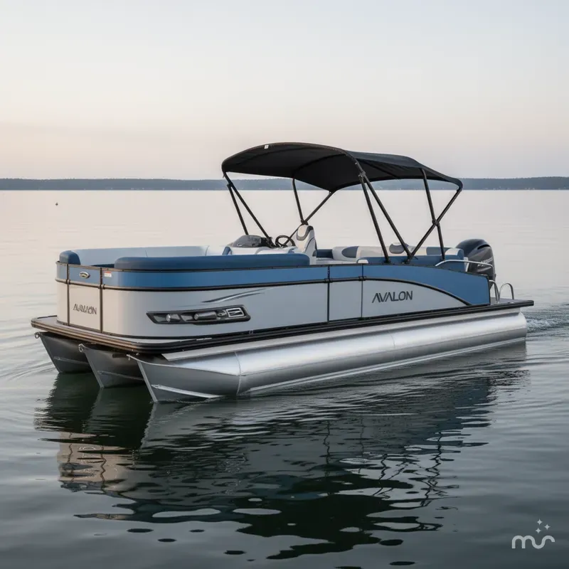 Slide: The Image of Avalon 2385 Catalina Cruise Rear Bench, Tri Toon High Performance 2025 - 1