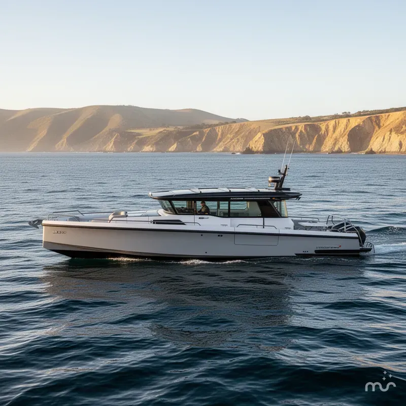 Slide: The Image of Axopar 45 XC Cross Cabin BRABUS Line Trim with Aft Cabin 2025 - 1