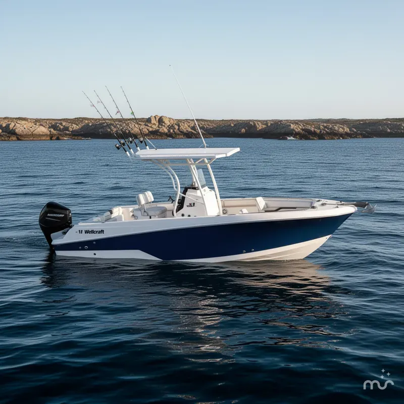 Slide: The Image of Wellcraft 242 Fisherman 2019 - 2
