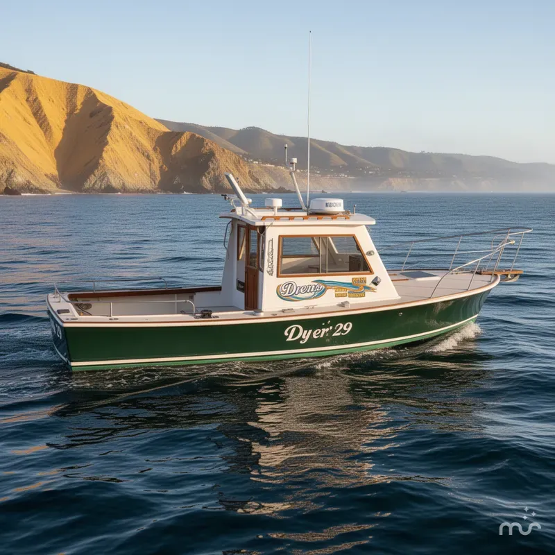 Slide: The Image of Dyer 29' Sport fisher 1974 - 0