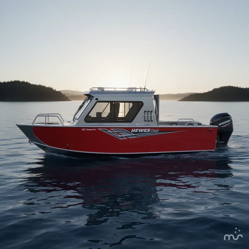 Slide: The Image of Hewescraft 220 Ocean Pro ET Hardtop 2025 - 2