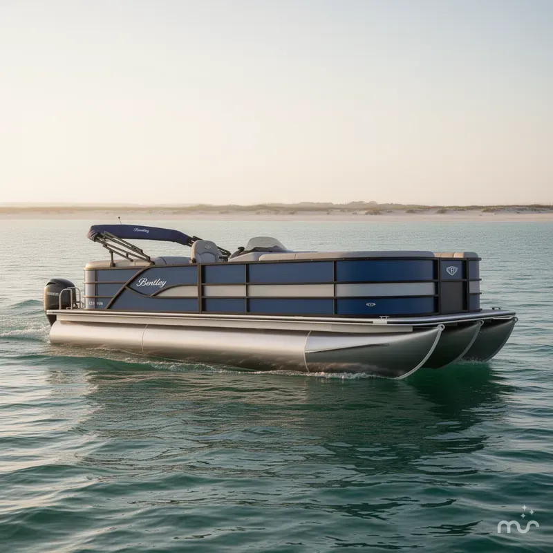 Slide: The Image of Bentley Pontoons 223 Fish Center Walk-Thru 2025 - 0