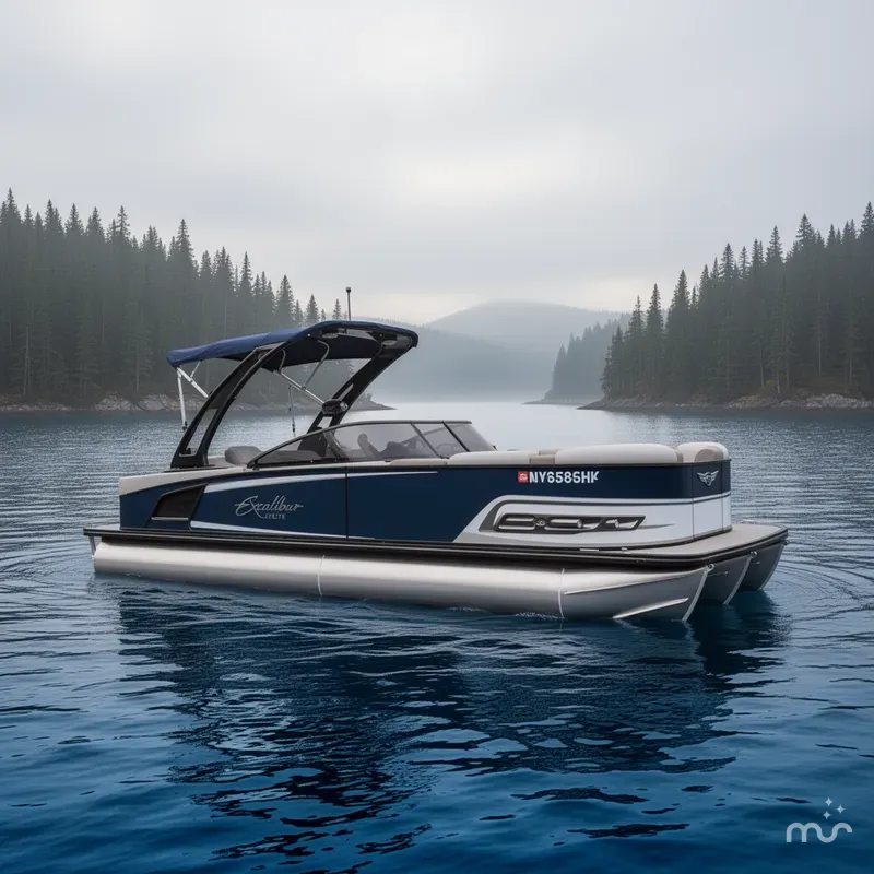 Slide: The Image of Avalon Excalibur Elite Windshield - 27' 2023 - 2