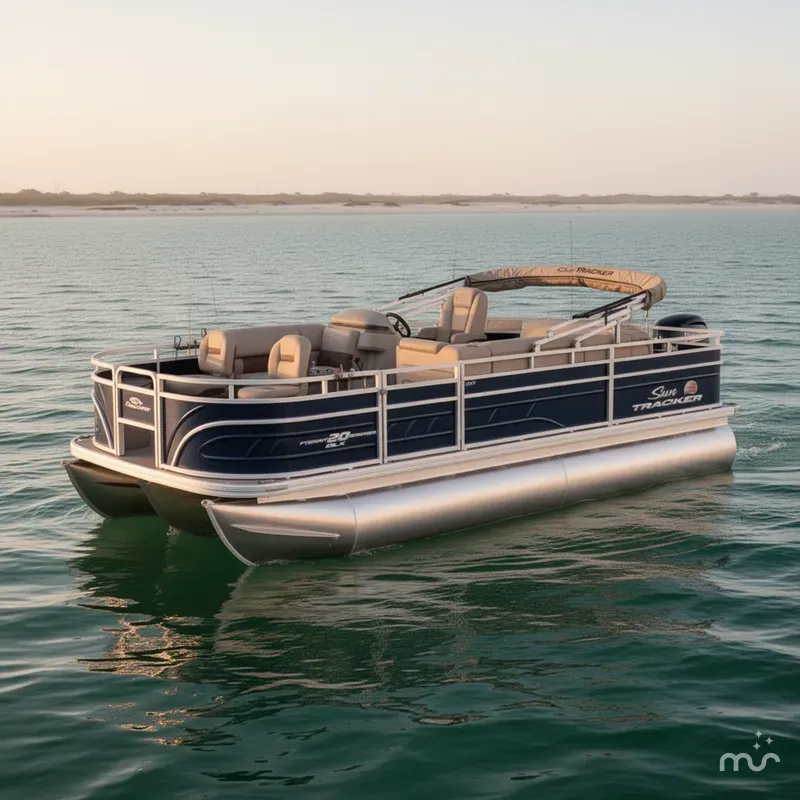 Slide: The Image of Sun Tracker Fishin' Barge 20 DLX 2025 - 2