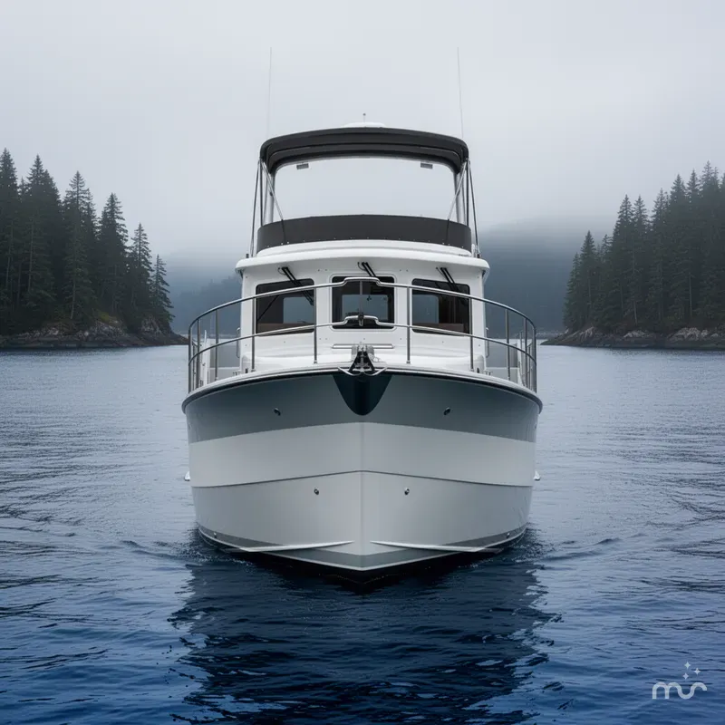 Slide: The Image of Helmsman Trawlers 43E PILOTHOUSE 2023 - 1