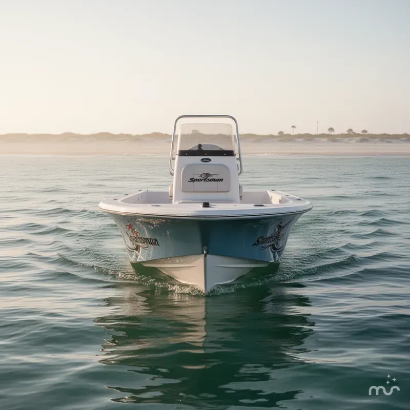 Slide: The Image of Sportsman Masters 247OE Bay Boat 2026 - 1