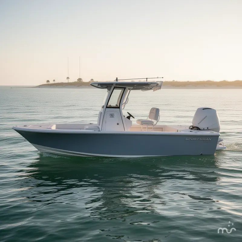 Slide: The Image of Sportsman Masters 247OE Bay Boat 2026 - 2