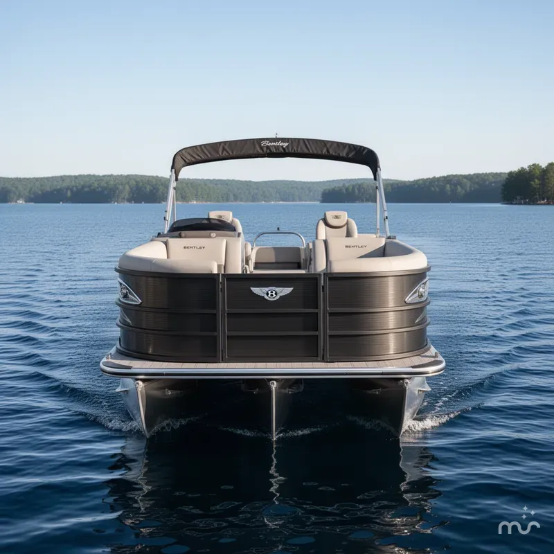 Slide: The Image of Bentley Pontoons Legacy 220 QSB Swingback & Honda 4-Stroke EFI 2025 - 1