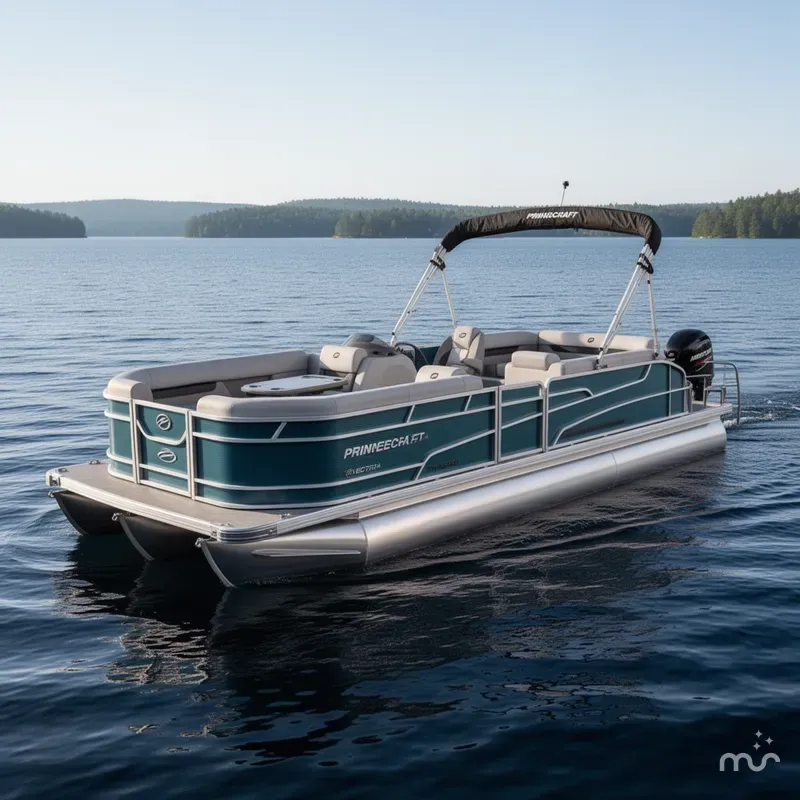 Slide: The Image of Princecraft Vectra 23 RL Swingback Lounge Pontoon & Mercury 4- 2025 - 0