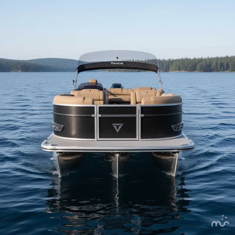 Slide: The Image of Tahoe Cascade 2385 Elite Cruise Tritoon & Honda 4-Stroke 2025 - 1