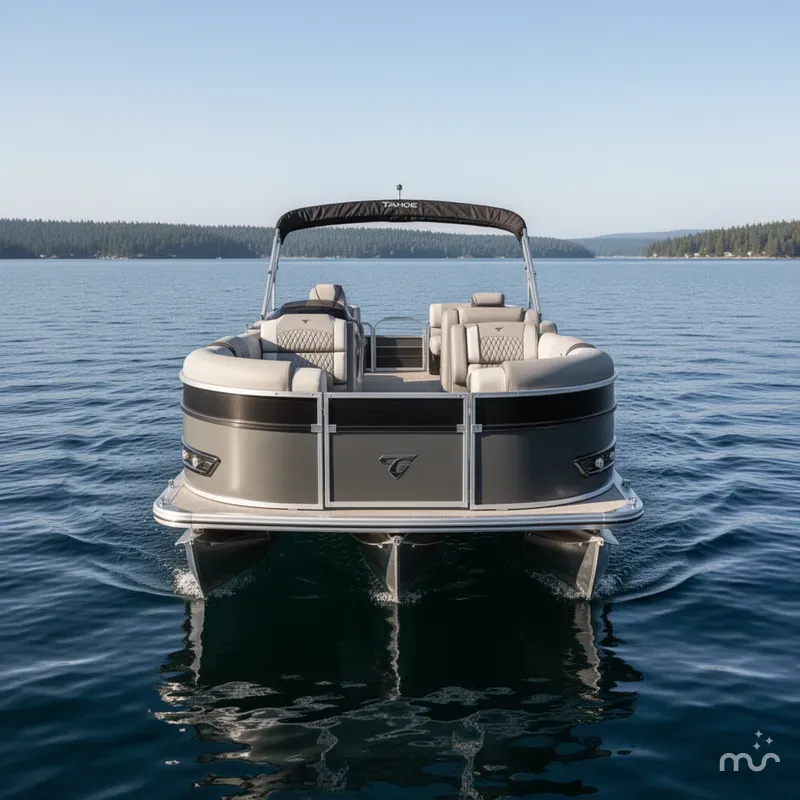 Slide: The Image of Tahoe Cascade 2385 Cruise Rear Bench (CRB) Tritoon & Hon 2025 - 1