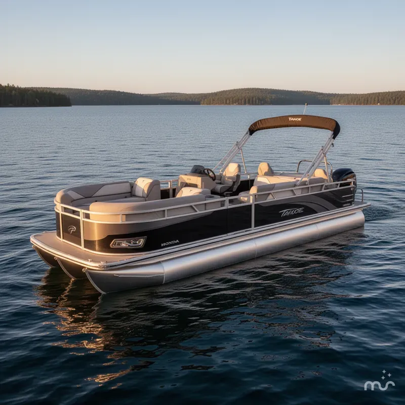 Slide: The Image of Tahoe Sport 2385 Rear Fish Tritoon & Honda 4-Stroke EFI 2025 - 1