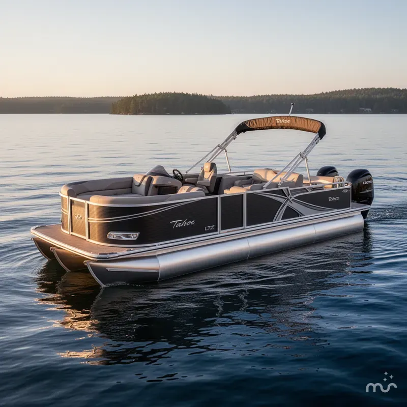 Slide: The Image of Tahoe LTZ 2385 Swingback (VRL) & Honda 4-Stroke EFI 2025 - 2