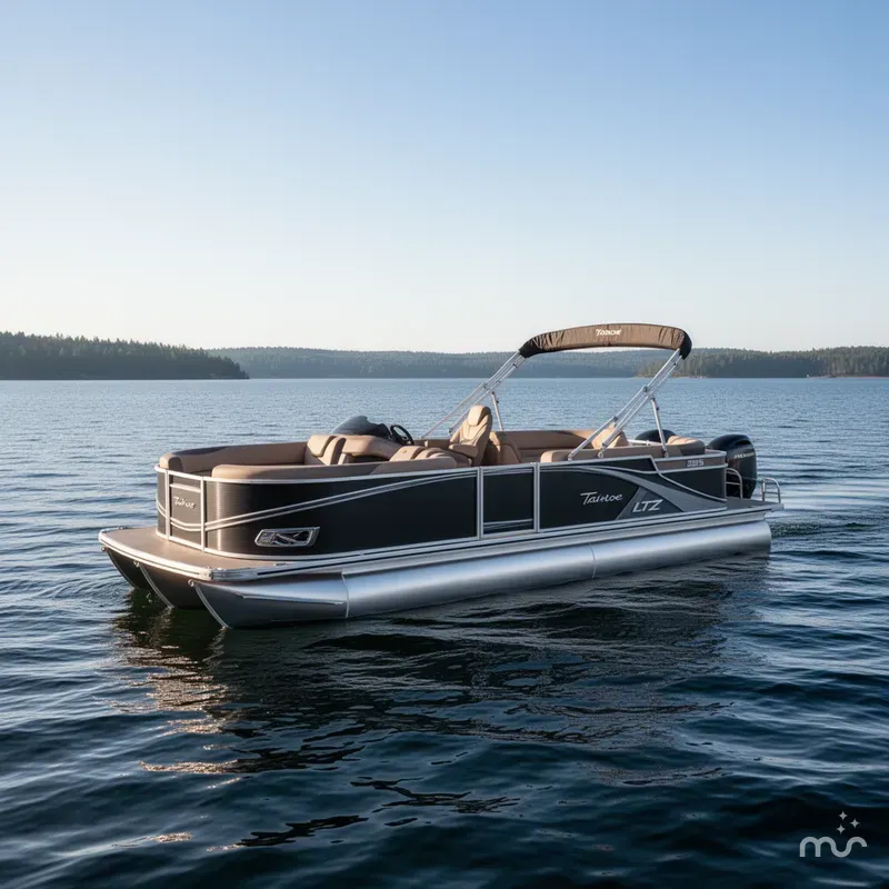 Slide: The Image of Tahoe LTZ 2385 Quad Lounge & Honda 4-Stroke EFI 2025 - 2
