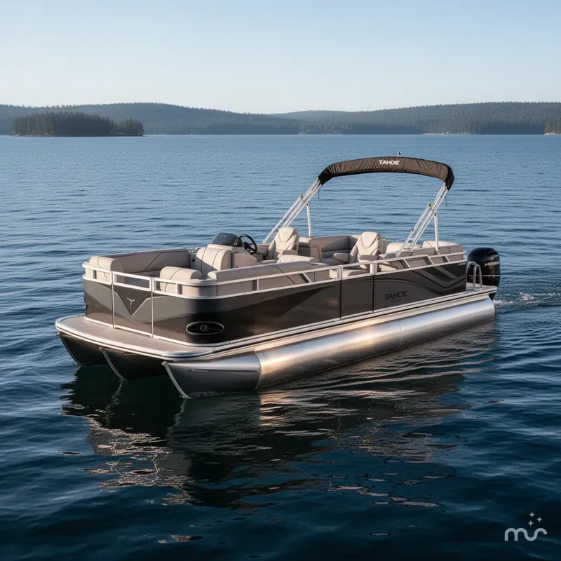 Slide: The Image of Tahoe Sport 2180 Quad Lounge & Honda 4-Stroke EFI 2025 - 2