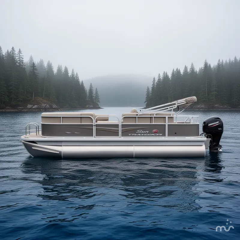 Slide: The Image of Sun Tracker Party Barge 18 2025 - 2