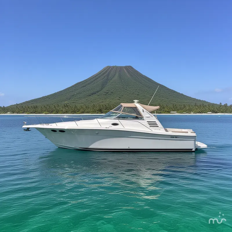 Slide: The Image of Sea Ray 330 Express Cruiser 1999 - 2