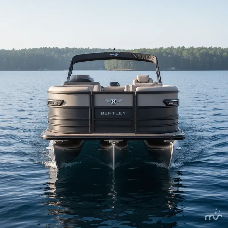 Slide: The Image of Bentley Pontoons Elite 223 Swingback Tritoon & Honda 4-Stroke EFI 2025 - 1