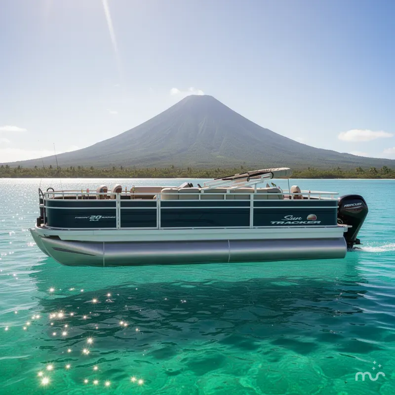 Slide: The Image of Sun Tracker Fishin' Barge 20 DLX 2025 - 4