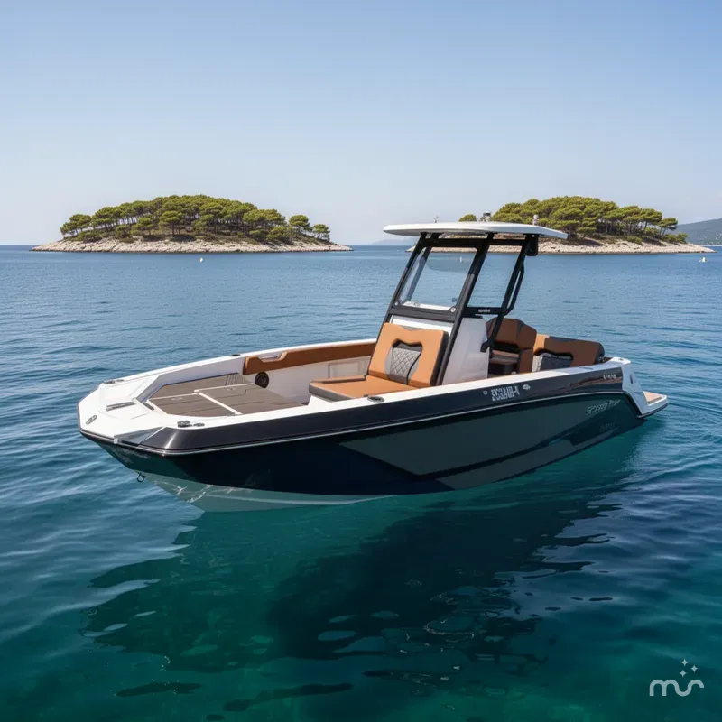 Slide: The Image of Scarab 235 Open LX Wake 2025 - 2
